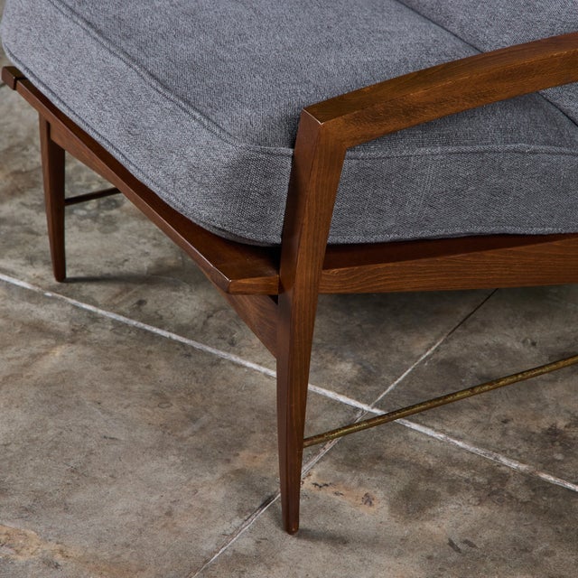 High-Back Lounge Chair by Dan Johnson for Selig For Sale - Image 12 of 17
