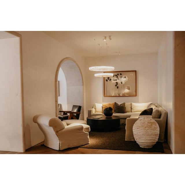 Halo 100 Pendant Lamp by United Alabaster For Sale - Image 11 of 18