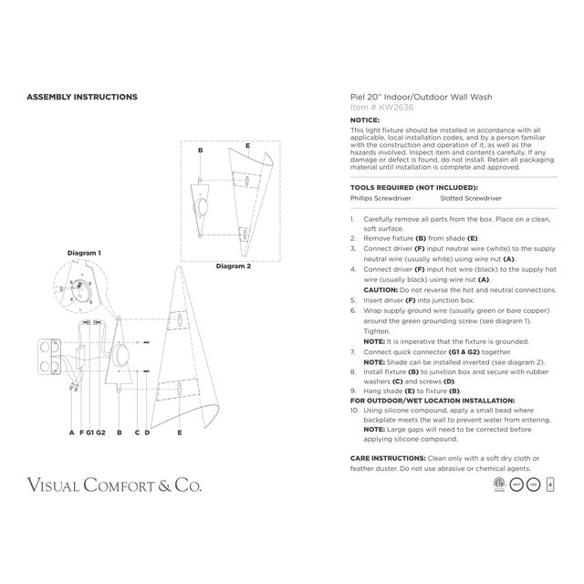 Kelly Wearstler for Visual Comfort Signature Piel 20" Indoor/Outdoor Wall Wash in Bronze For Sale - Image 10 of 10