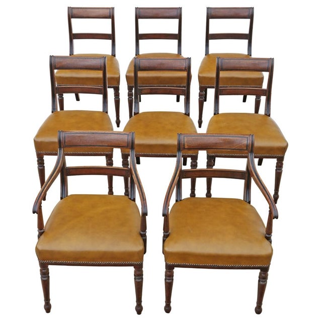 Antique Georgian Dining Chairs, 1810, Set of 8 For Sale - Image 12 of 12