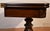 1910s Antique American Empire Solid Mahogany Flip-Top Game Table / Console Table For Sale - Image 12 of 18