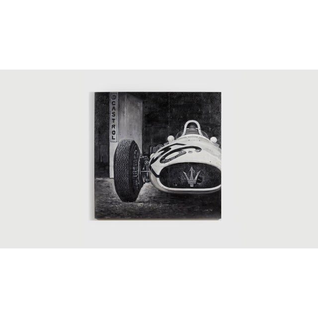 Maserati 56 I Collective Bap Vietnam Art Black White Vintage Racing Composition For Sale - Image 13 of 13