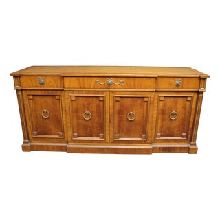 Henredon Neoclassical Style Cherry Credenza For Sale