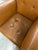 Vintage Cubist Leather Lounge Chair For Sale - Image 11 of 16
