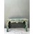 Wood Vintage Distressed Scalloped Green Wood Table For Sale - Image 7 of 14