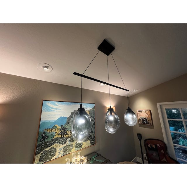 Robert Sonneman Sonneman Liquid 3-Light Linear Suspension For Sale - Image 4 of 5