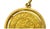 Mid 20th Century 14k Gold Aztec Calendar Medallion Pendant Vintage For Sale - Image 5 of 7