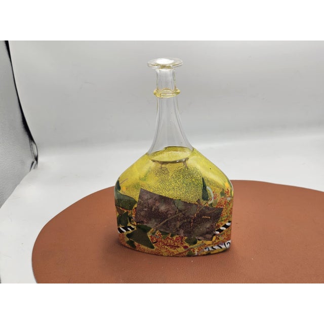Yellow Satellite Glass Bottle Vase by Bertil Vallien for Kosta Boda, 1960s For Sale - Image 8 of 8