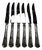 Fer De Lance Table Knives in Silver from Puiforcat, Set of 6 For Sale
