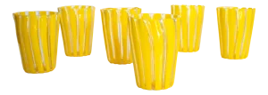 Tequila Glasses in Murano Glass by Mariana Iskra, Set of 6