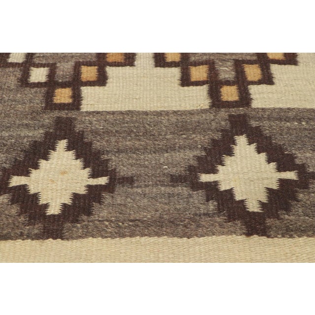 Vintage Ganado Navajo-Style Kilim Rug - 03'09 X 07'01 For Sale In Dallas - Image 6 of 8