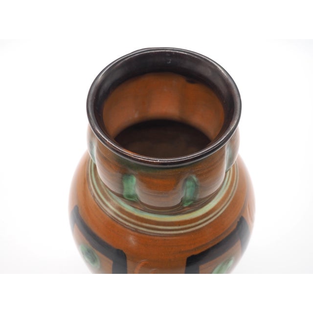 Swedish Nordic Ceramic Vase from Upsala Ekeby For Sale - Image 3 of 7
