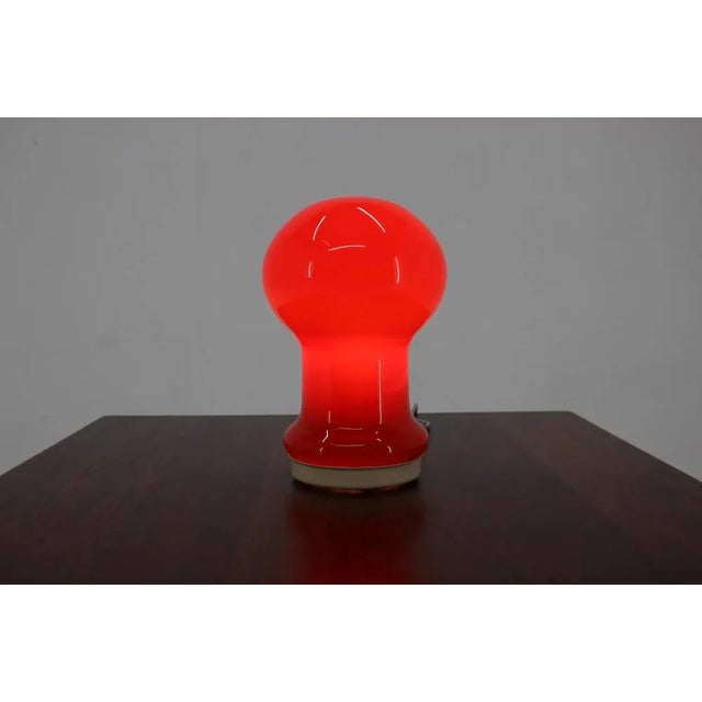 Mid-Century Modern Glass Table Lamp, 1970s For Sale - Image 3 of 6