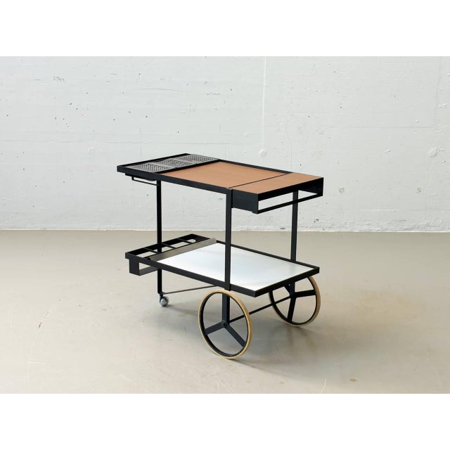 Serving Trolley by Cees Braakman for Pastoe, Netherlands, 1950s For Sale - Image 16 of 16