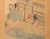 Tan Meiji Era Japanese Painted Silk Scroll Inspired by "The Tale of Genji" Story For Sale - Image 8 of 12