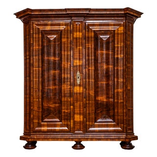 Baroque Serpentine Armoire, 1800s For Sale