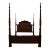 Thomasville Impressions Trafalgar Square Collection Contemporary Traditional Queen Size Four Poster Bed 36511-475 For Sale