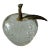 Vintage Apple Shaped Blown Glass Paper Weight For Sale