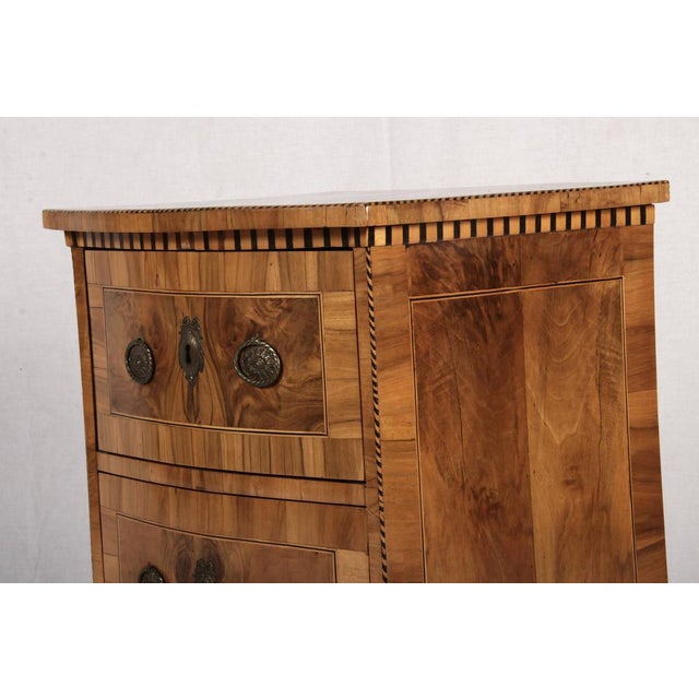 Small Antique Baroque Louis XVI Chest of Drawers in Walnut, 1780 For Sale - Image 15 of 18