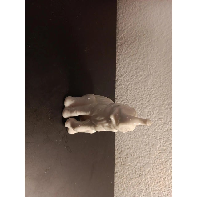 Beige 1980s Lenox Usa Fine Porcelain Trunk Up Sitting Elephant Ornate Figurine For Sale - Image 8 of 8