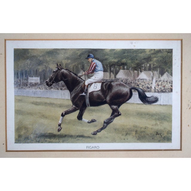 A Set of Four Framed Images Relating to 1930s Horseracing Derby & Grand National Etc For Sale In New York - Image 6 of 7