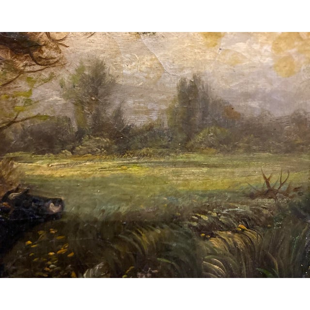 Paint Jules Dupré 19th Century French Barbizon School Pastoral Oil Painting, Louvre, Smithsonian, Metropolitan Museum of Art For Sale - Image 7 of 18