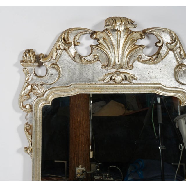 Rococo Vintage Italian Rococo Style Wall Mirror For Sale - Image 3 of 10