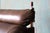 1970s 1970s Percival Lafer Green Sofa Mp 97 Leather Sofa Extended Head Rest For Sale - Image 5 of 13