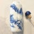 Ceramic Late 19th Century Chinoiserie Blue & White Porcelain Snuff Bottle Accent For Sale - Image 7 of 14