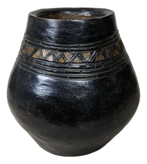 Hand-Carved Lozi Wood Pot