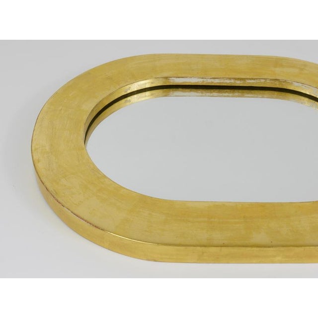 Mid-Century Minimalist Gold-Plated Wall Mirror by Carl Aubock, Vienna, Austria, 1960 For Sale - Image 12 of 15