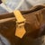 Animal Skin A 2000 Louis Vuitton Brown Patent Leather and Vachetta Houston Shoulder Bag For Sale - Image 7 of 18