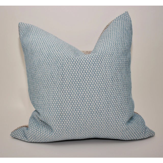 Mid Century Modern Decor De Paris Square Indoor/Outdoor Sunbrella Pillow For Sale In Atlanta - Image 6 of 6