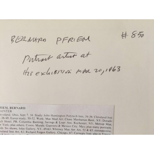 Fred McDarrah, Bernard Pfriem, 1963 For Sale - Image 4 of 5