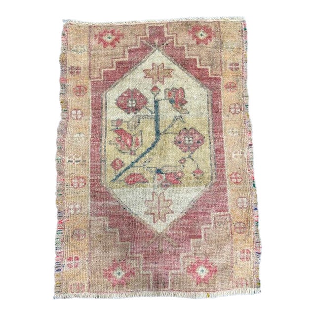 Turkish Yastik Rug 1'11" x 2'8" For Sale