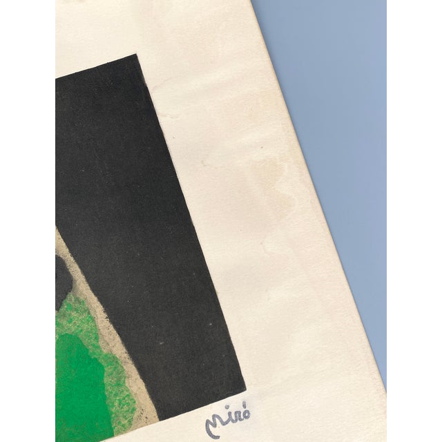 Joan Miro, Oiseau dans un Paysage, 1960s, Lithograph For Sale - Image 12 of 17
