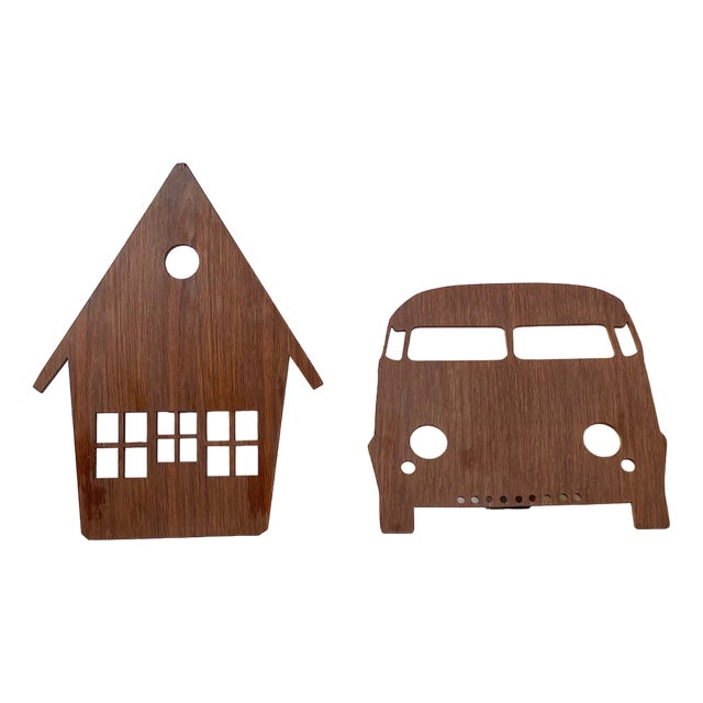 Scandinavian Modern Teak Wall Sconces, 1970s, Set of 2 For Sale