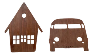 Scandinavian Modern Teak Wall Sconces, 1970s, Set of 2