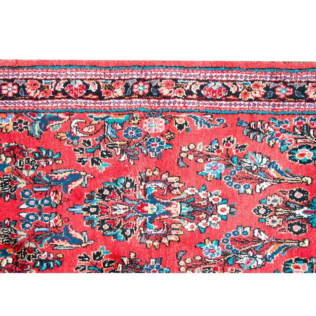 Early 20th Century Sarouk Runer For Sale - Image 10 of 15