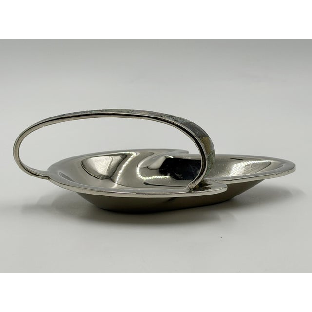 Los Castillo Taxco Silver Plate Malachite & Lapis Catchall Dish, Mexico 1960s For Sale - Image 10 of 18
