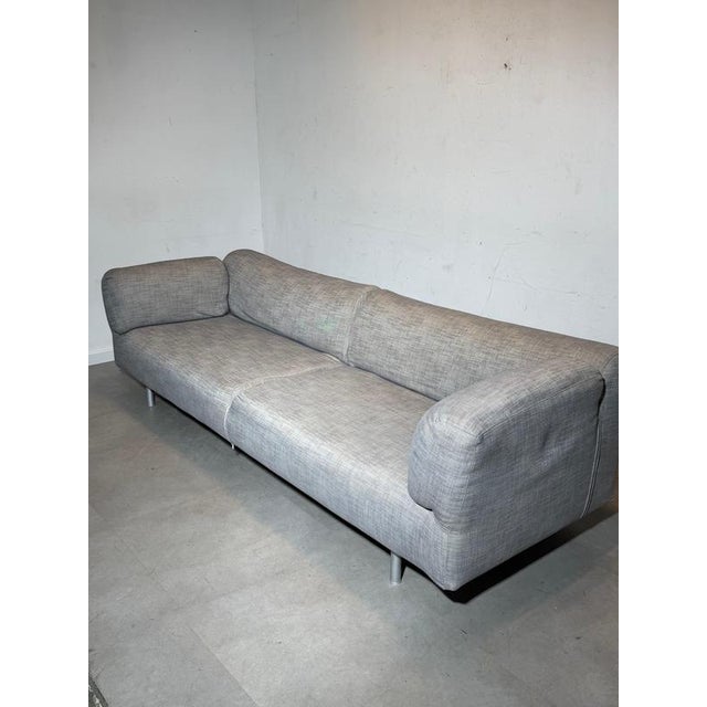 Met 250 Sofa in Grey Fabric from Cassina For Sale - Image 5 of 11
