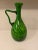 Mid 20th Century Vintage Italian Green Tortoise Shell Cased Glass Pitcher For Sale - Image 5 of 5