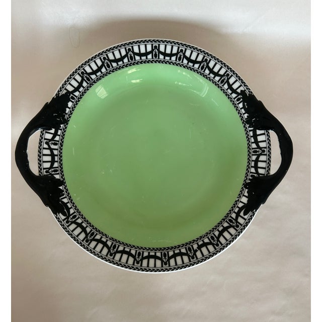 Vintage Art Deco Royal Worcester Porcelain Dessert Service - 7 pcs For Sale - Image 10 of 15