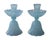 Murano Opalescent Glass Candleholders, Set of 2 For Sale - Image 6 of 6