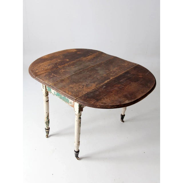 Antique Dropleaf Table For Sale - Image 10 of 13