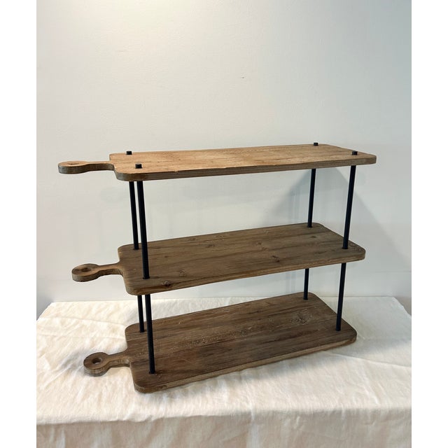 1990s Three Tier Kitchen Shelf For Sale - Image 4 of 11