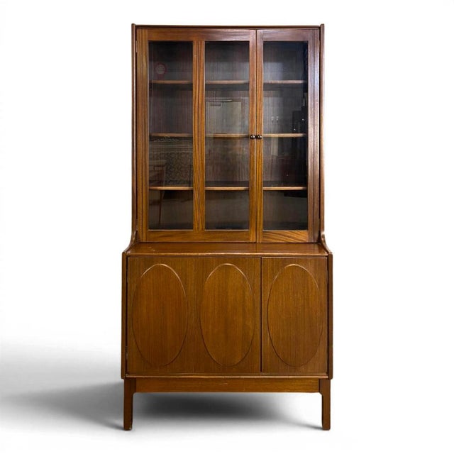 Vintage Mahogany Bookcase by Jacques Auville For Sale - Image 5 of 5