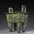Late 19th Century Late 19th Century Bronze Rectangular Ritual Vessel With Taotie Masks For Sale - Image 5 of 10