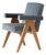 Committee Chair with Arms attributed to Pierre Jeanneret for Cassina For Sale