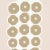 Contemporary Schumacher x Neisha Crosland Hollywood Grape Wallpaper in Plaster For Sale - Image 3 of 5